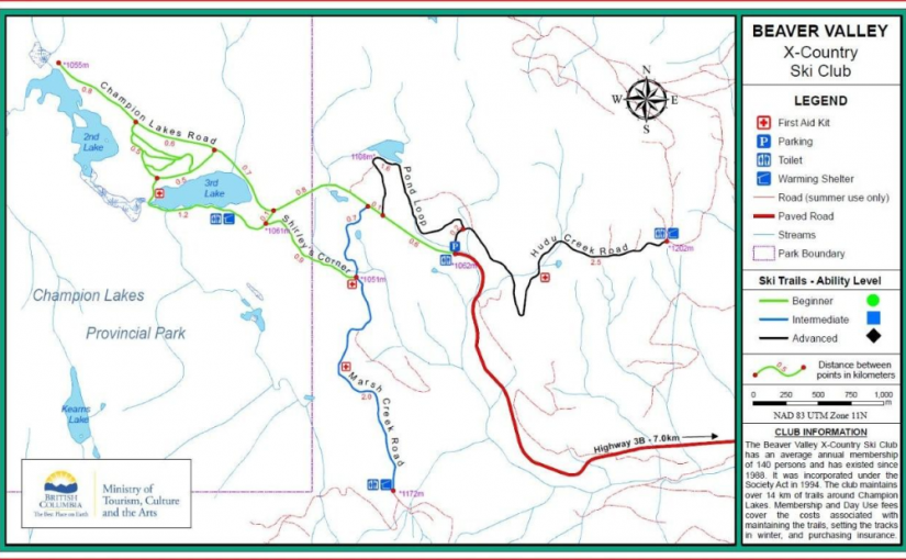 Beaver Valley Champion Lakes Cross Country Trails